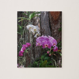 Tropische orchideeën legpuzzel