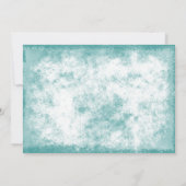 Tropische Palm Beach Bruiloft Save the Date (Achterkant)