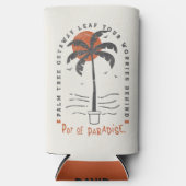 Tropische Palm Beach Vibes Zomer Zon Retro (Voorkant)