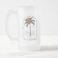 Tropische Palm Beach Vibes Zomer Zon Retro