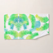Tropische Palm Bladeren Badhanddoek Set – Modern G Bad Handdoek (Handdoek)
