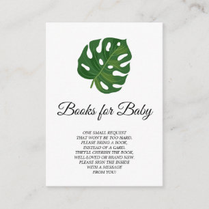 Tropische Palm Boeken voor Baby Kaart