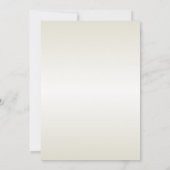 Tropische palm laat de zomer sparen de datum save the date (Achterkant)