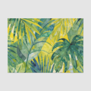 Tropische Palm Monstera Jungle Bladeren Tissuepapier