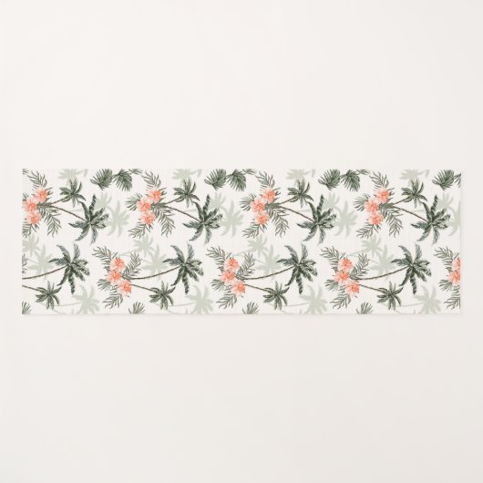 Tropische Palm Print Yoga Mat (Voorkant (horizontaal))