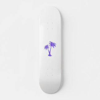 Tropische palm Trees Black Silhouette Skateboard
