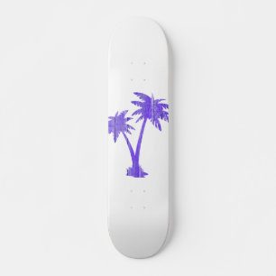 Tropische palm Trees Black Silhouette Skateboard