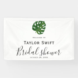 Tropische Palm Trouwfeest Banner