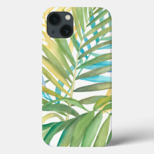 Tropische palmbladeren iPhone 13 hoesje