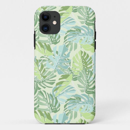 Tropische palmbladeren Case-Mate iPhone case (Achterkant)