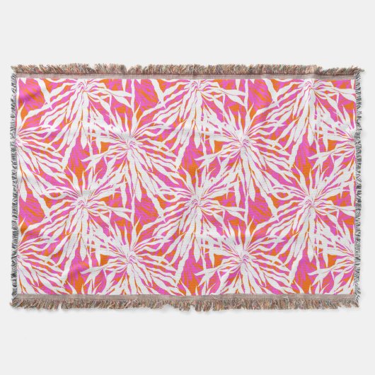 Tropische palmbladeren deken (Voorkant)