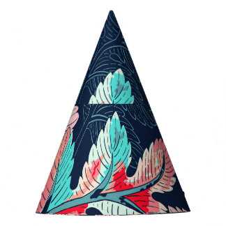 Tropische palmbladeren:  feesthoedjes