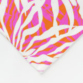 Tropische palmbladeren fleece deken (Hoek)