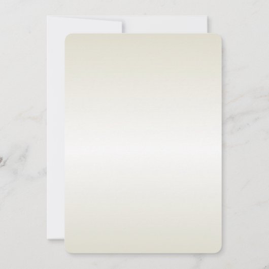 Tropische palmbladeren gouden zomer bruiloft kaart (Achterkant)