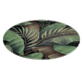 Tropische palmbladeren, handgetekende 3D illustrat Snijplank (Hoek)