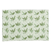 Tropische palmbladeren kussensloop (Voorkant-Rechts)