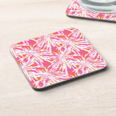 Tropische palmbladeren onderzetter (Linkerzijde)