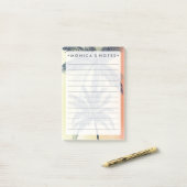 Tropische palmbladeren post-it® notes (Op bureau)