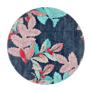 Tropische palmbladeren: snijplank