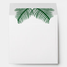 Tropische palmbladeren Wedding Liner