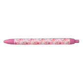 Tropische palmbladeren zwarte inkt pen (Voorkant)