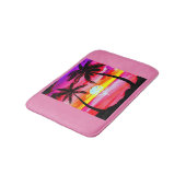 Tropische palmbomen badmat (Gekanteld)