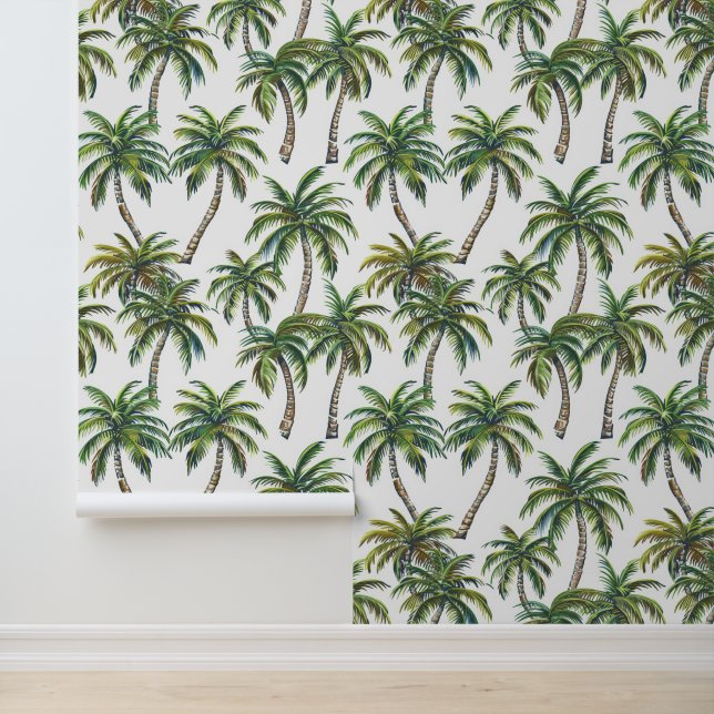  tropische palmbomen behang (Applicatie)