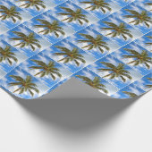 tropische palmbomen cadeaupapier (Hoek)