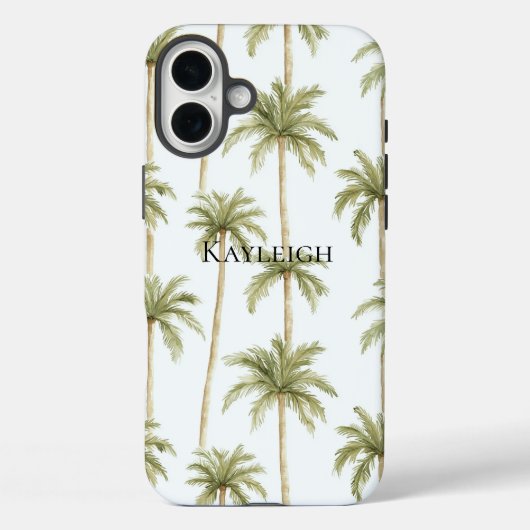 Tropische palmbomen Case-Mate iPhone case (Achterkant)