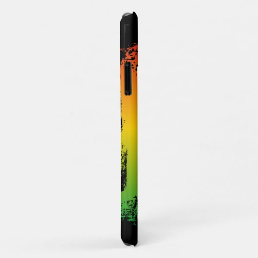 Tropische palmbomen en zonsondergang Jamaicaanse I Case-Mate iPhone Case (Achterkant/rechts)