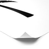 Tropische palmbomen foto afdruk (Hoek)