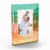 Tropische palmbomen, gepersonaliseerd fotoblokken (Links)