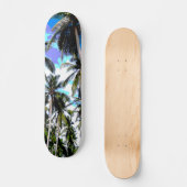Tropische palmbomen. Geposterd ontwerp. Skateboard (Voorkant)