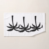 Tropische palmbomen handdoek (Handdoek)