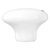 Tropische palmbomen keramische knop (Zijkant)