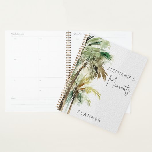 Tropische palmbomen Modern Planner (Display)