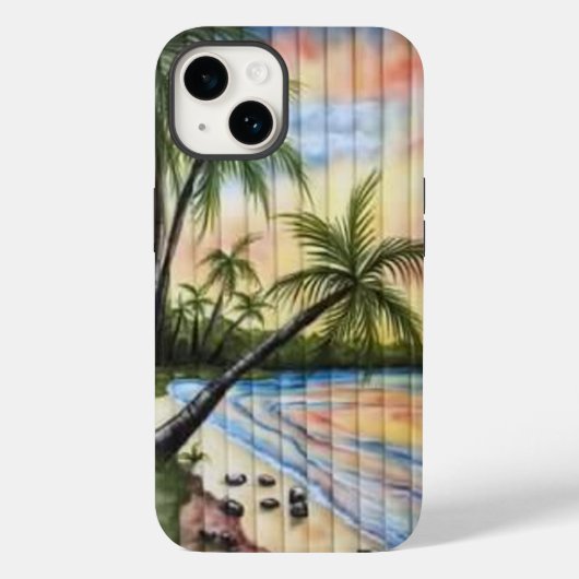 TROPISCHE PALMBOMEN NAAR BLINDEN Case-Mate iPhone CASE (Achterkant)