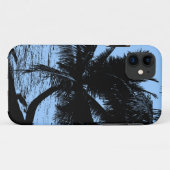 Tropische Palmbomen Ontwerp Mobiele Telefoon Case (Achterkant (horizontaal))