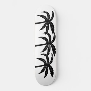 Tropische palmbomen skateboard