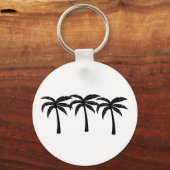 Tropische palmbomen sleutelhanger (Voorkant)
