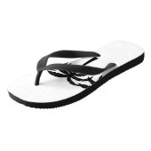 Tropische palmbomen teenslippers (Schuin)