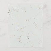 Tropische palmbomen verguld script opslaan van de  (Achterkant)