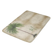  Tropische palmboom Badmat (Gekanteld)