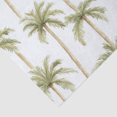 Tropische Palmboom Bruiloft Tissuepapier (Detail)