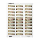 Tropische palmboom Elegant Moderne Chic Etiket (Full Sheet)