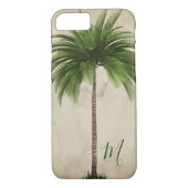 Tropische palmboom  Elegant Monogram Case-Mate iPhone Case (Achterkant)