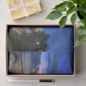 Tropische palmboom Exotic Beach Sunset Tissuepapier (Geschenk)