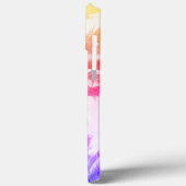 Tropische palmboom in retro 80's aangepaste naam Case-Mate iPhone case (Achterkant / Links)