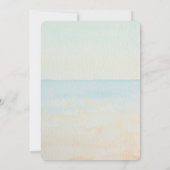 Tropische palmboom kaart (Achterkant)