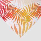 Tropische palmboom Leaf Summer Sunset Tissuepapier (Detail)